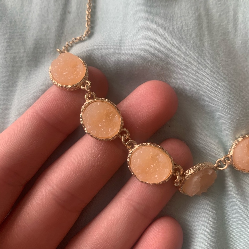 Short gem necklace - Picture 2 of 3